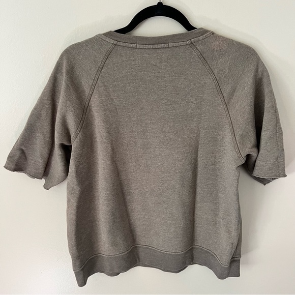 Genetic Los Angeles Short Sleeved Heather Army Sweatshirt from Revolve | M - Picture 8 of 10